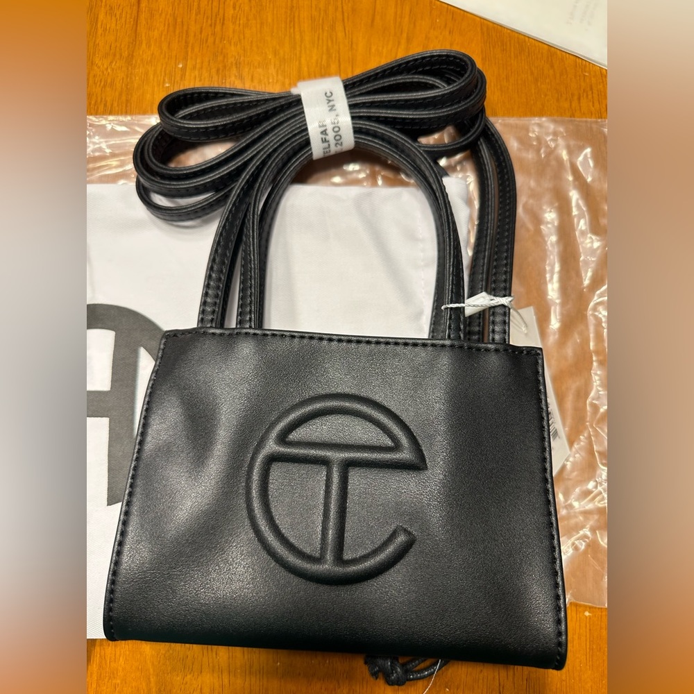NWT - Black Telfar Small Shopping Bag